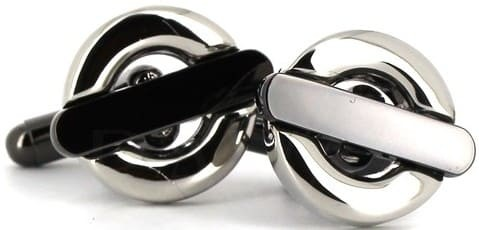 Boutons de Manchette Noirs