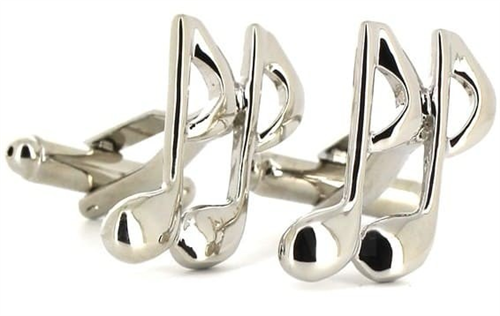 Boutons de Manchettes Notes de Musique