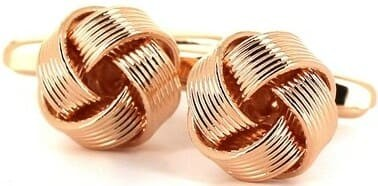 Boutons de Manchette Nœuds Cuivrés II