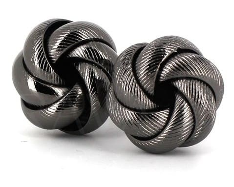 Boutons de Manchette à rayures noires II