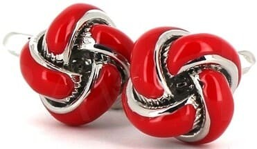 Boutons de Manchette Nœuds Rouges II
