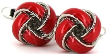 Boutons de Manchette Nœuds Rouges IV