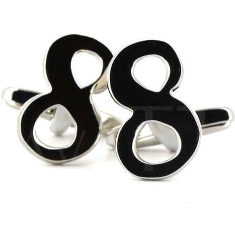Boutons de Manchette Numéro 8