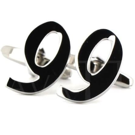 Boutons de Manchette Numéro 9