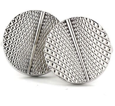 Boutons de Manchette Perspective Circulaire