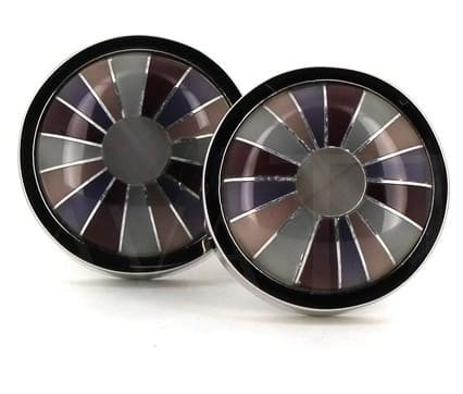 Boutons de Manchette Pierres Multicolores