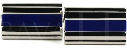 Boutons de Manchette en pierres rectangulaires