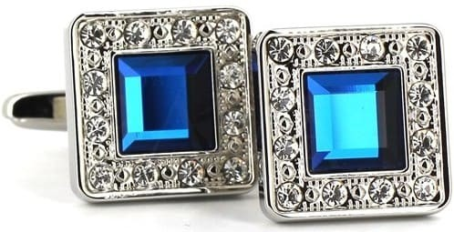 Boutons de Manchettes en pierres turquoises