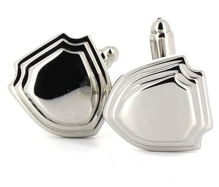 Boutons de Manchette Argentés V