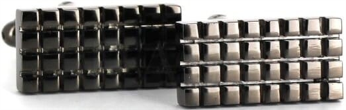 Boutons de Manchette à rayures noires