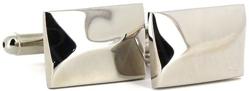 Boutons de Manchette rectangulaires en relief