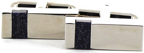 Boutons de Manchette rectangulaires avec pierres II