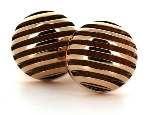 Boutons de Manchette ronds en cuivre