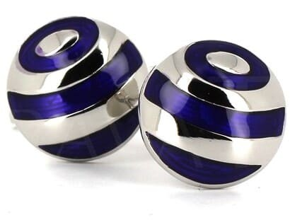 Boutons de Manchette ronds violets