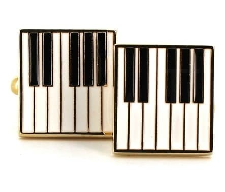 Boutons de Manchette Clavier Piano