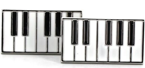 Boutons de Manchettes Clavier Piano II