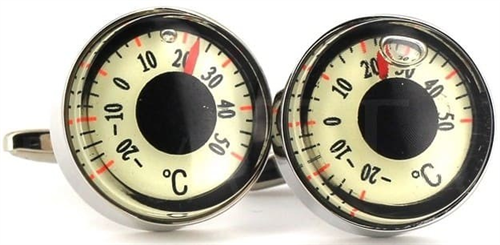 Boutons de Manchettes Thermomètres