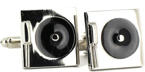 Boutons de Manchettes Tourne-disque