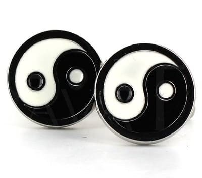 Boutons de Manchette Yin Yang