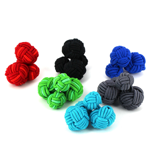 Ensemble de 6 Boutons de Manchette Boule Grande Unis