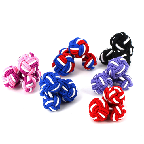 Pack 6 Boutons de Manchette Boule Grande Variés