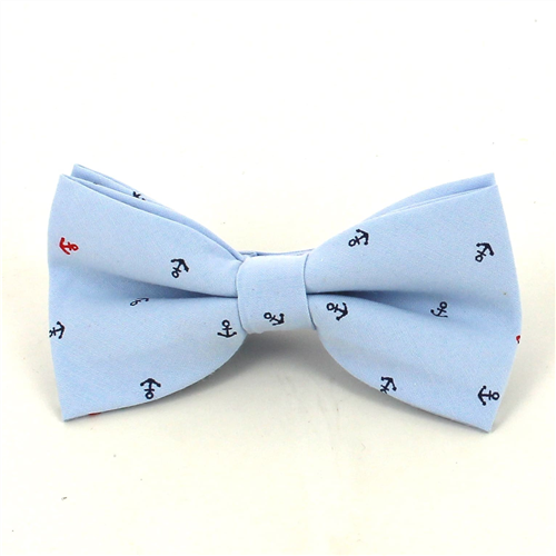 Nœud Papillon Ancres Bleu Clair