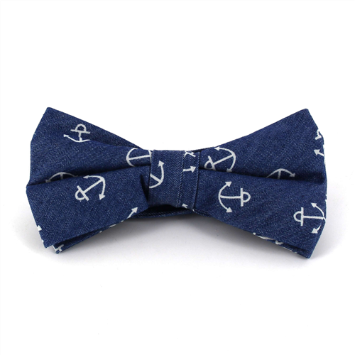 Nœud Papillon Ancre Denim Foncé