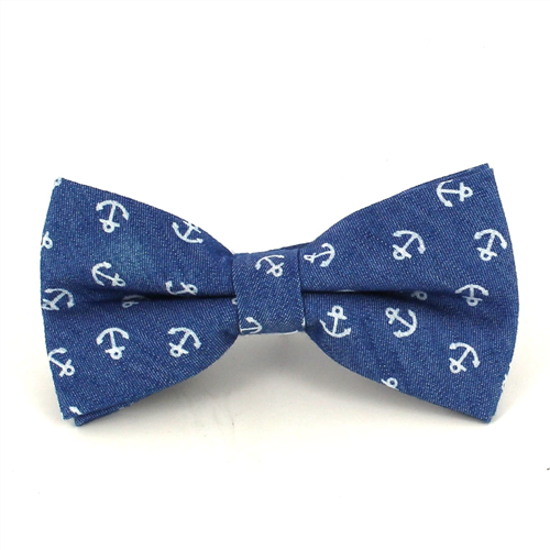 Nœud Papillon Ancres Petites Denim Clair