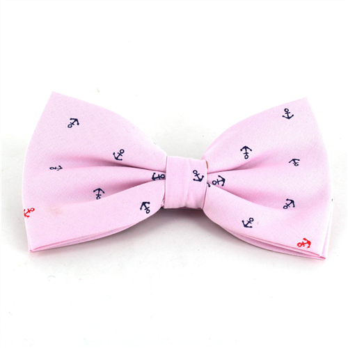 Nœud Papillon Ancre Rose Clair