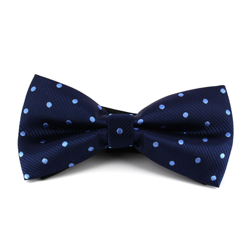 Nœud Papillon Bleu à Pois Céleste
