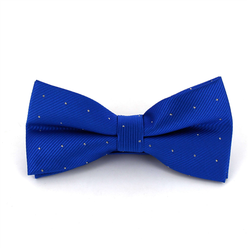 Nœud Papillon bleu à pois brillants
