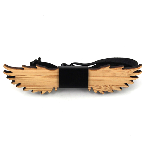 Nœud Papillon en bambou Ailes d'oiseau