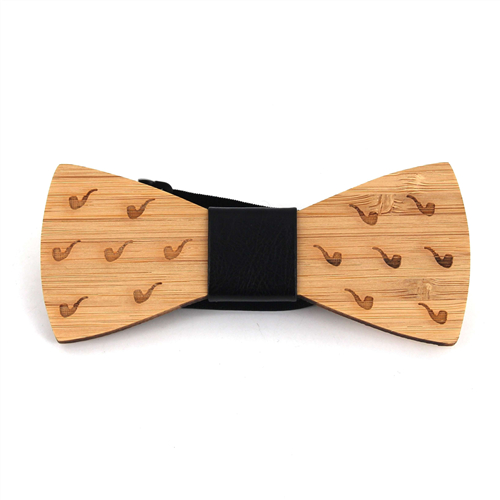 Nœud Papillon en bambou Mini Pipes à fumer