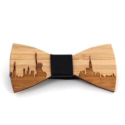 Nœud Papillon en bambou Skyline New York