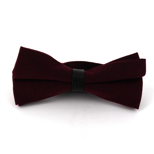 Nœud Papillon Cheviot Grenat