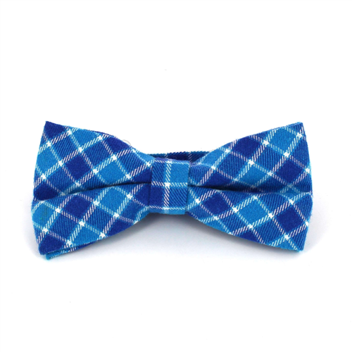 Nœud Papillon à carreaux bleu et bleu marine