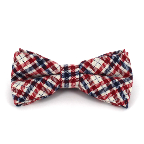 Nœud Papillon à carreaux blanc, rouge et noir
