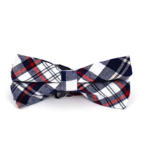 Nœud Papillon à carreaux écossais bleu et rouge