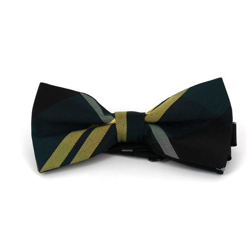 Nœud Papillon à carreaux écossais noir et vert