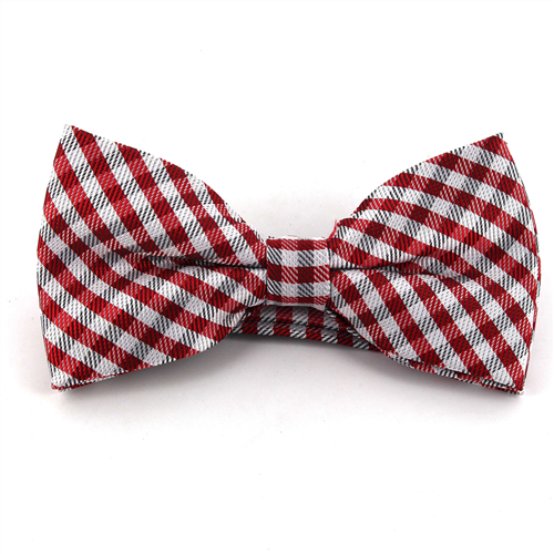 Nœud Papillon à carreaux Vichy rouge et blanc