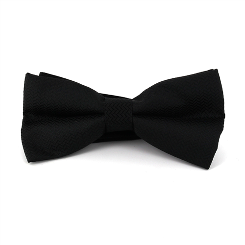 Nœud Papillon en chevron noir