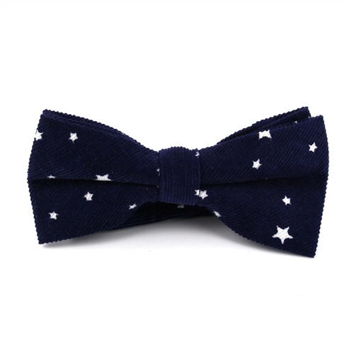 Nœud Papillon Étoiles Bleu Marine
