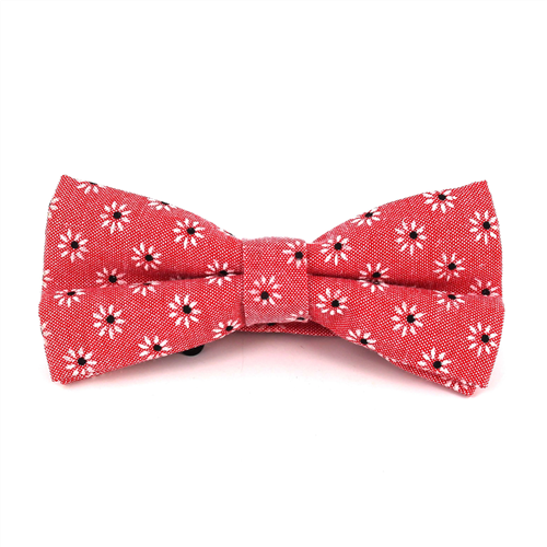 Nœud Papillon Fleurs Rouge