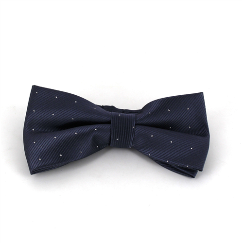 Nœud Papillon Gris Foncé Points Brillants