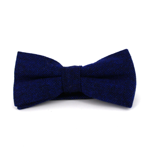 Nœud Papillon en laine chinée bleue