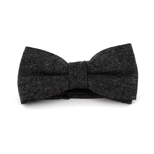Nœud Papillon en laine chinée noire