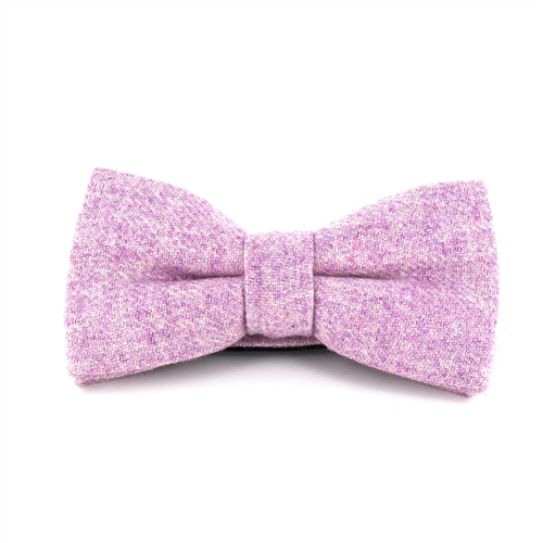 Nœud Papillon en laine unie rose
