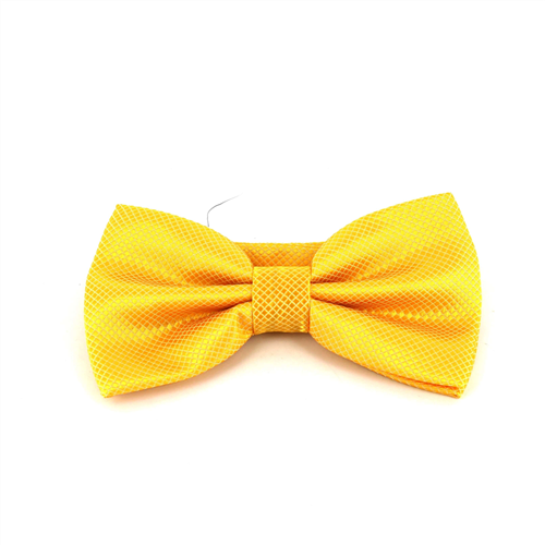Nœud Papillon uni jaune à carreaux
