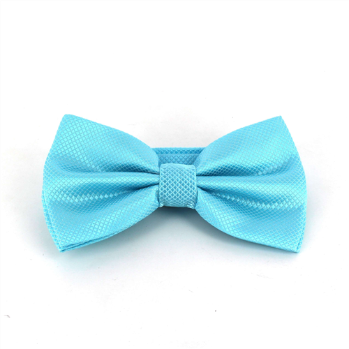 Nœud Papillon uni à carreaux bleu ciel