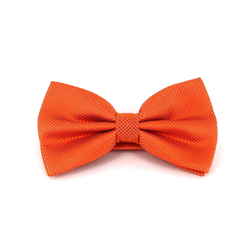 Nœud Papillon uni à carreaux orange